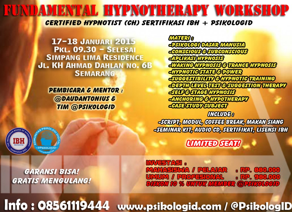 Workshop Fundamental Hypnotherapy