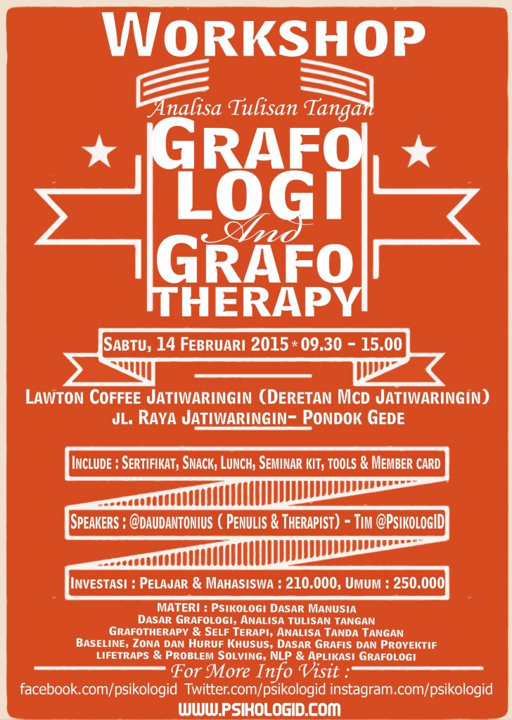 Workshop Grafologi dan Grafotherapy