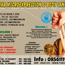 Seminar Microexpression and Body Language - Jakarta