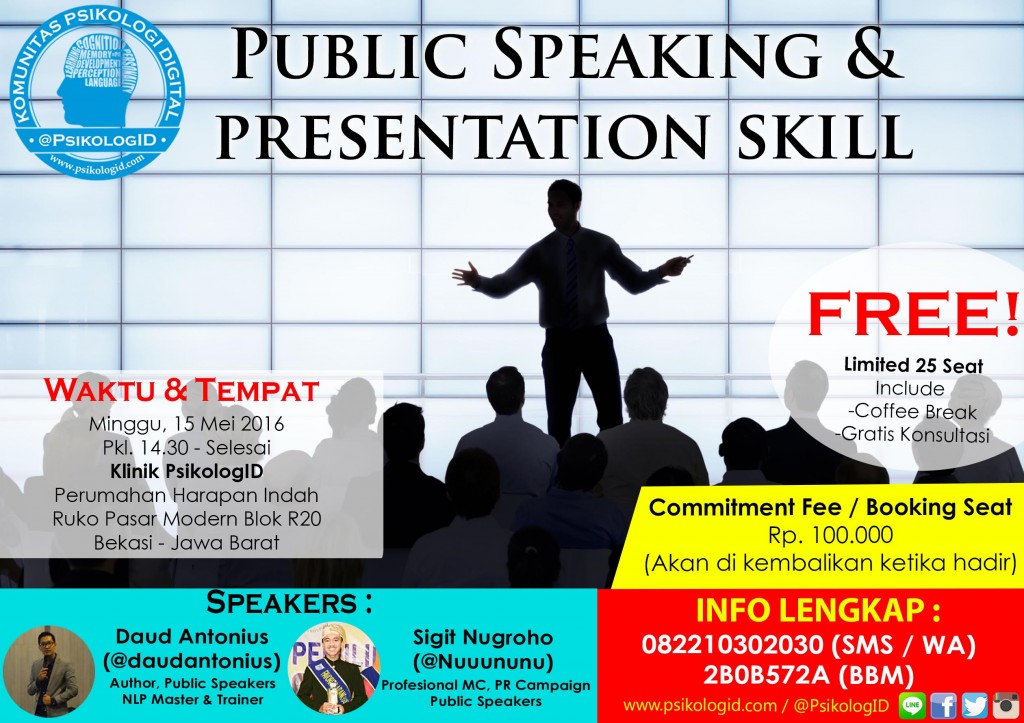 Seminar Gratis! "Public Speaking & Presentation Skills"