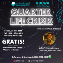 seminar psikologi : Quarter life crisis