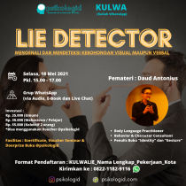 Kuliah WhatsApp Psikologi : Lie Detector