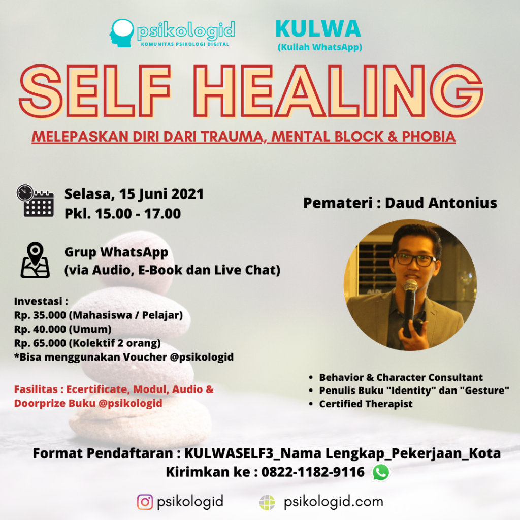 Kulwap Psikologi : Self Healing