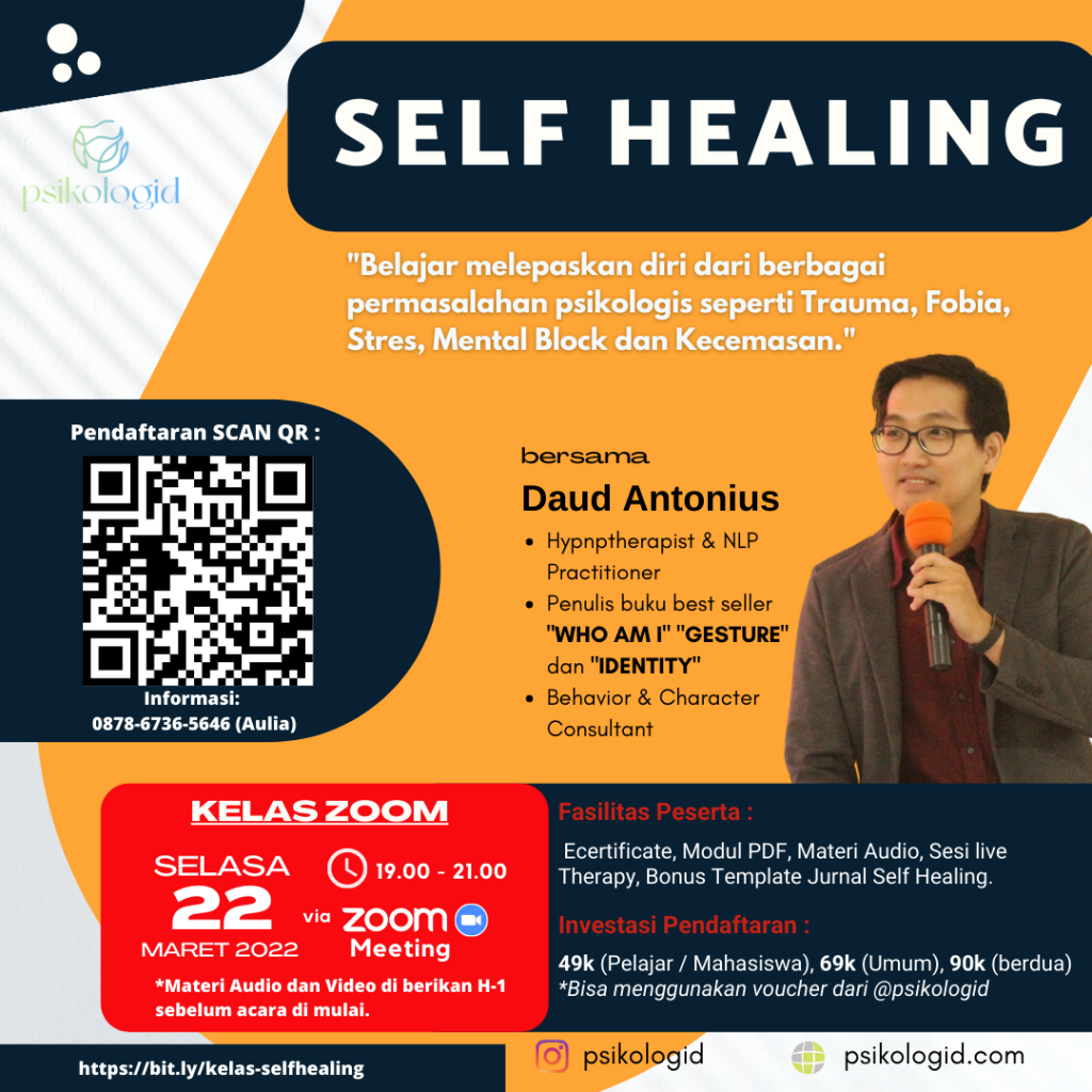 Self Healing – Kelas Zoom Psikologi