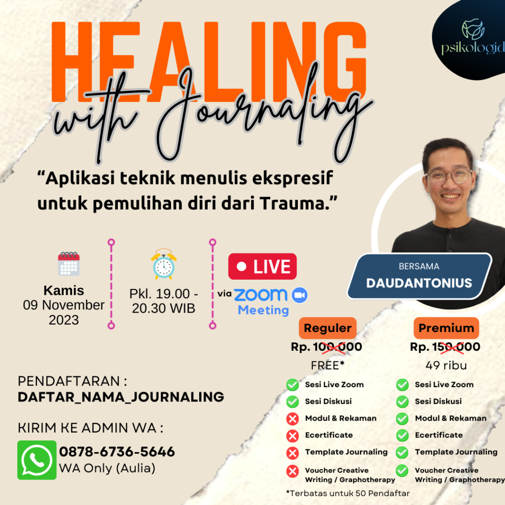 Kelas Gratis : Healing with Journaling